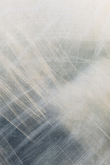 Obraz premium Abstract view of the piece of steel plastin