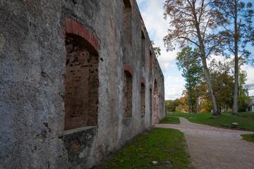 Fototapeta na wymiar Castle in Latvia.