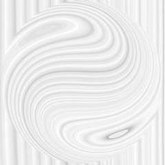 3 d white background with elements in a fantastic abstract design, texture in a modern style for wallpaper. Beautiful design for a wedding card template, creative sketch for a screensaver.