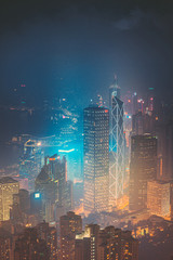 Hong Kong City Landscape view from The Peak