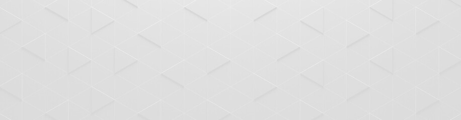 White Wide Triangle Background (Website Head) (3d illustration)