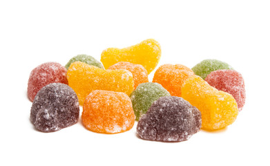 gummy candies isolated