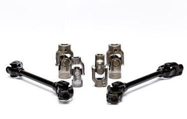 Steering  joint for car isolated on white background