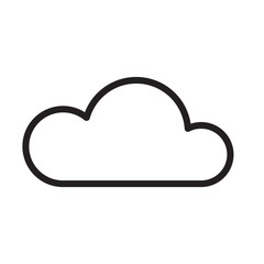 Cloud icon trendy design template