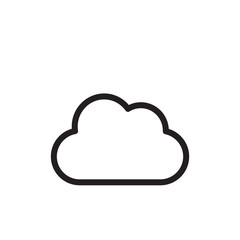 Cloud icon trendy design template