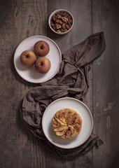 Gâteau fondant pommes cannelle