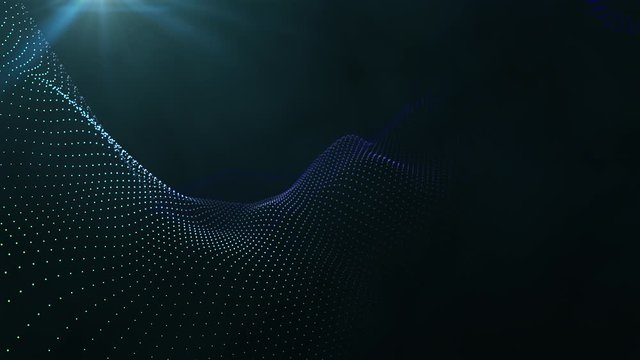 Abstract Particle Background