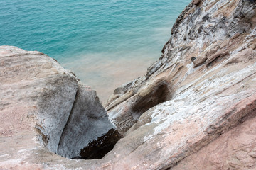 rock and sea