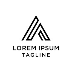 Initial Letter A Logo Design Template Vector