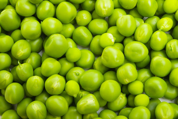 green peas isolated