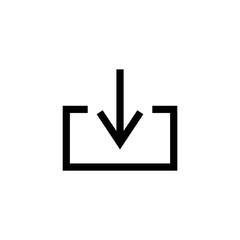 arrow signade icon vector symbol template