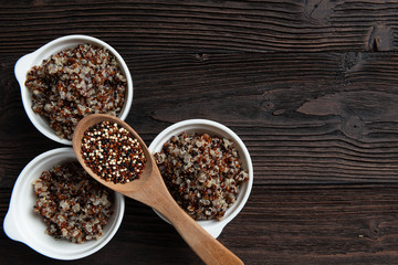 Hot Cereal Mix of Red and Whole Grain Quinoa