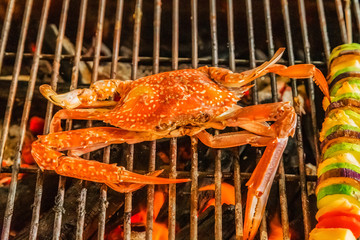 Crab Barbecue grill