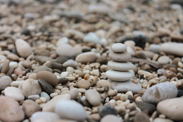 Small cairn on a beach