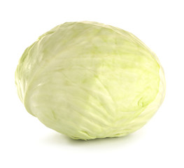 Fresh cabbage on white background