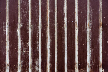 rusty closed shutter