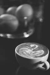 latte art, coffee
