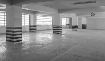 empty parking lot no cars