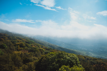 panoramic view of mountains