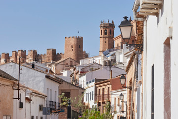 Fototapeta na wymiar Banos de la Encina, town of Jaen. Andalusia, Spain