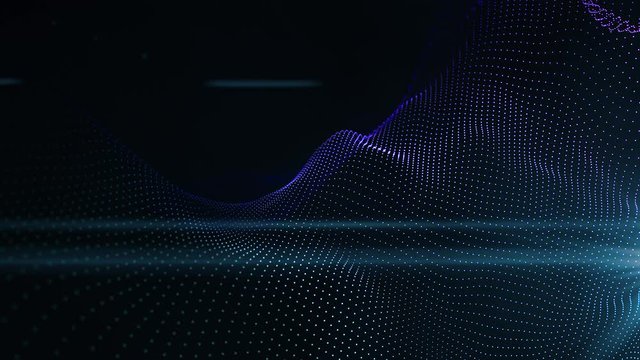 Abstract Particle Background