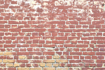 painted brickwork background old heterogeneous texture