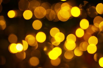 Abstract bokeh street night light background