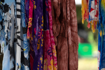 Batik indonesian silk cotton fabric tissue for sale