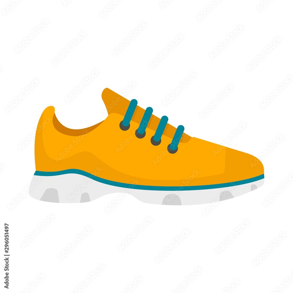 Wall mural sport sneakers icon. flat illustration of sport sneakers vector icon for web design