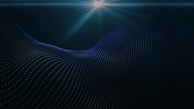 Abstract Particle Background