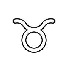Taurus symbol vector