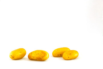 potato isolated on white background