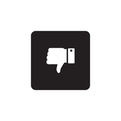 Dislike icon symbol vector