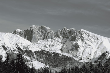 Obraz premium Massif Presolana - Italian Alps