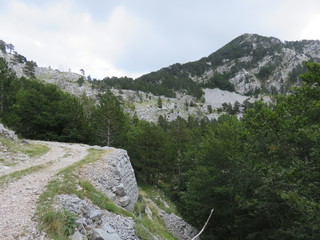 Fototapeta na wymiar Mountain Orjen Montenegro landscape