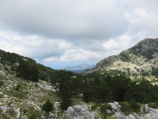 Mountain Orjen Montenegro landscape
