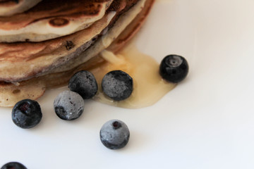 pancakes with blueberry