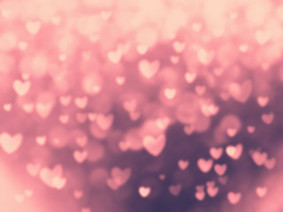 love abstract background shiny hearts colorful blurs