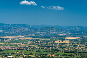 Panoramic view from Monte Porzio Catone, Rome