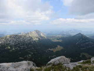 Fototapeta na wymiar Mountain Orjen Montenegro mountain top landscape