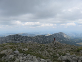 Fototapeta premium Mountain Orjen Montenegro mountain top landscape