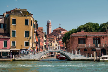 The landscape around Venice, Italy
