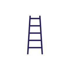 Ladder, Stairs icon. Vector illustration, flat design.