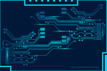 Abstract futuristic digital technology background. Circuit board design background. Vector illustration eps 10.