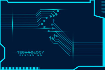 Abstract futuristic digital technology background. Circuit board design background. Vector illustration eps 10.