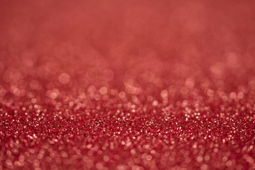 red abstract christmas background, holiday celebration card with defocused glitter effect, luxury and glamour decoration, festive sparkle bokeh for new year 
