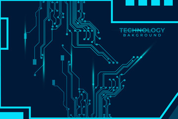 Abstract futuristic digital technology background. Circuit board design background. Vector illustration eps 10.