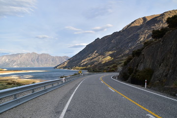 Lake Hawea in New Zealand