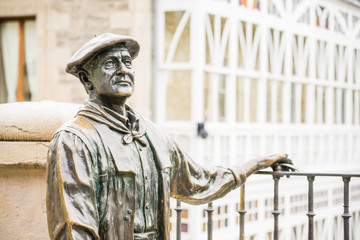 Celedon statue in Vitoria