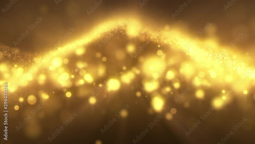 Poster 4k video. looped animation. wave pattern. dotted lines. neon waves. particles background. seamless l